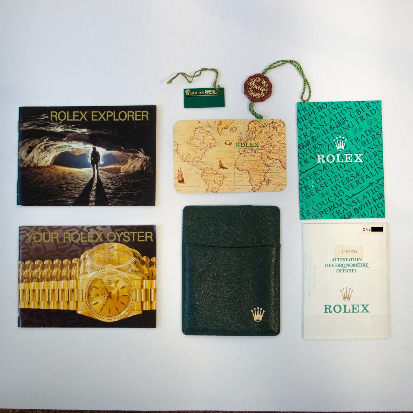 1991 Rolex Explorer 14270 Full Set + Extras
