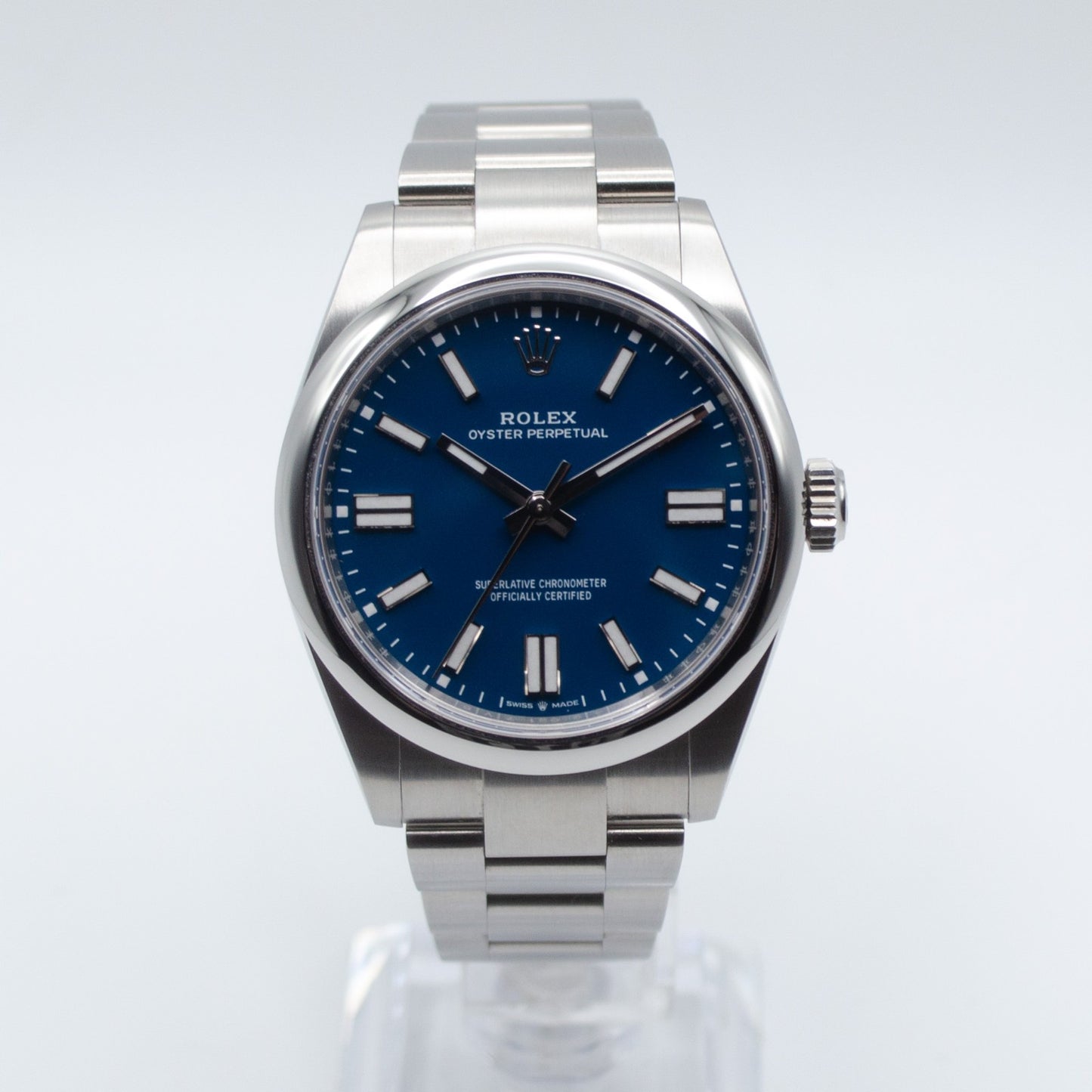 Rolex Oyster Perpetual 41 Med Blue 2025
