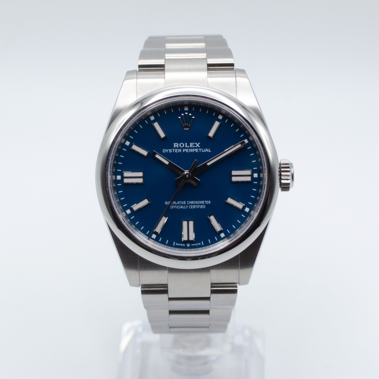 Rolex Oyster Perpetual 41 Med Blue 2025