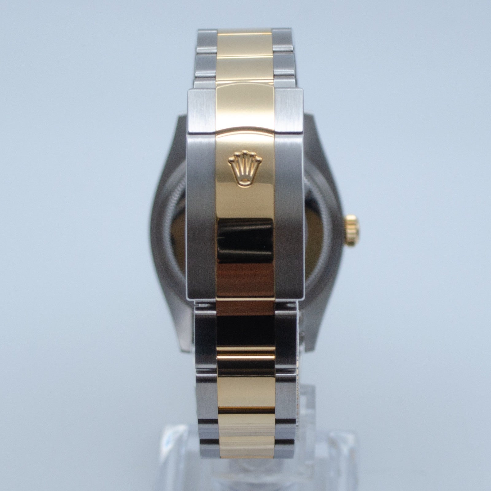 2021 Rolex Datejust 126233 Palm Dial Fluted Oyster