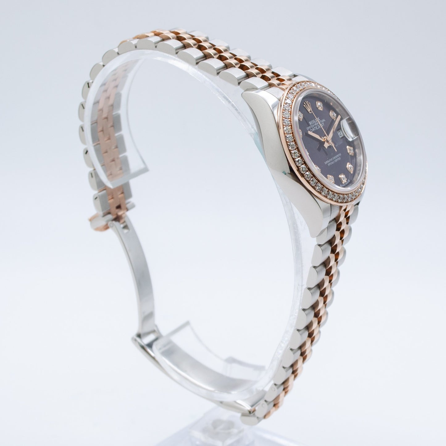 Rolex Lady-Datejust Aubergine Purple Diamond Dial, Diamond Bezel279381RBR-0015
