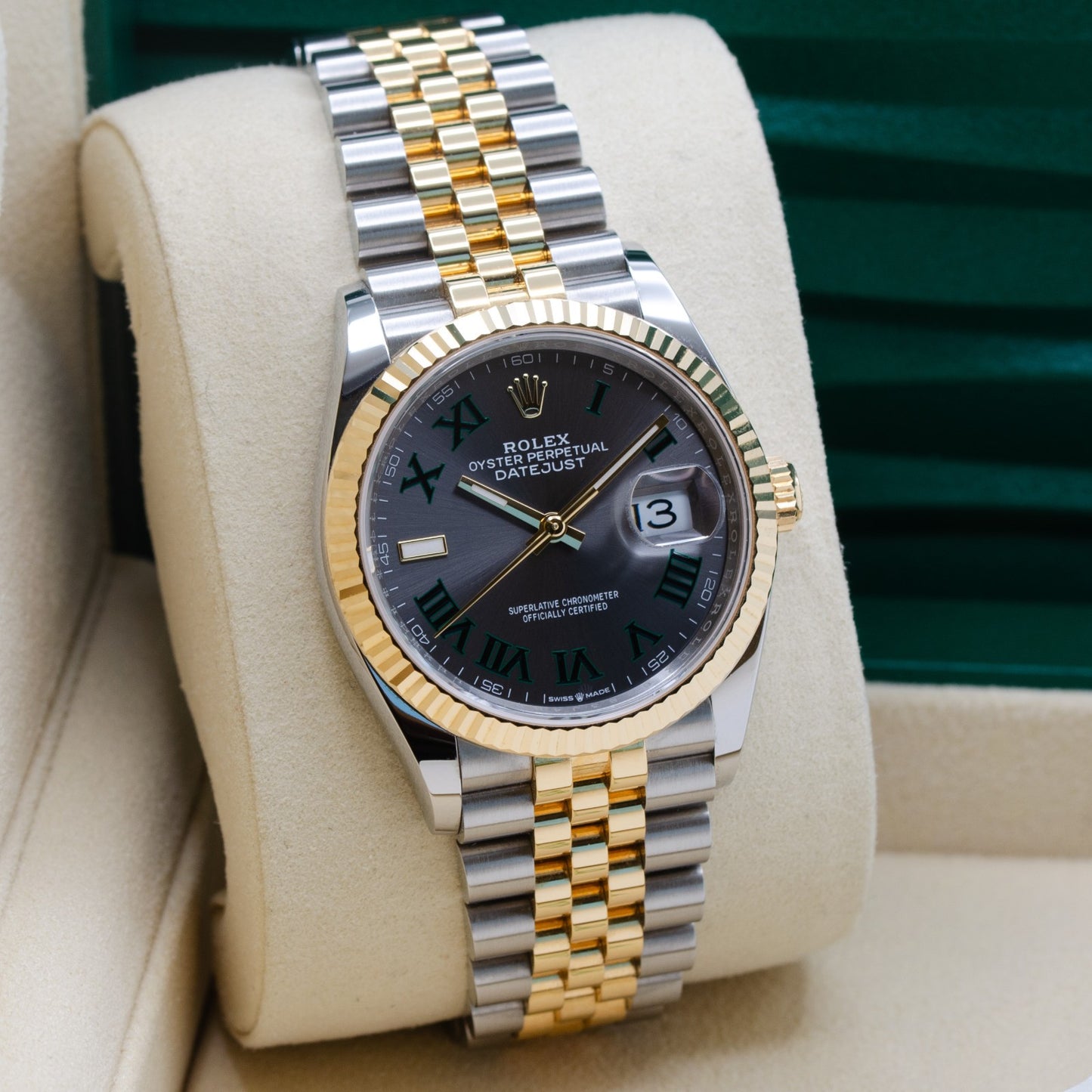Rolex Datejust 36 Wimbledon 2026 Ref. 126233 Full Set Excellent Condition