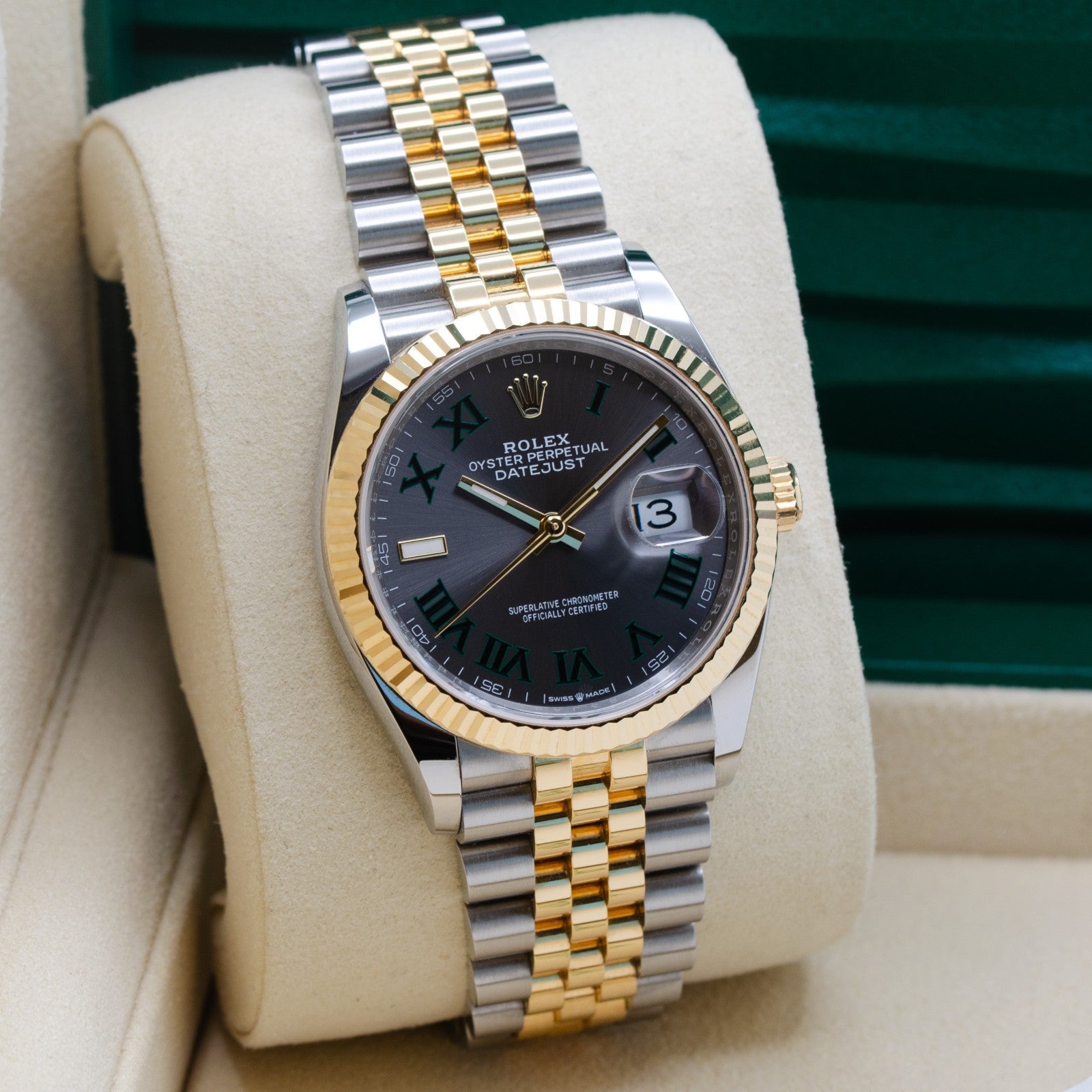 Rolex Datejust 36 Wimbledon 2026 Ref. 126233 Full Set Excellent Condition