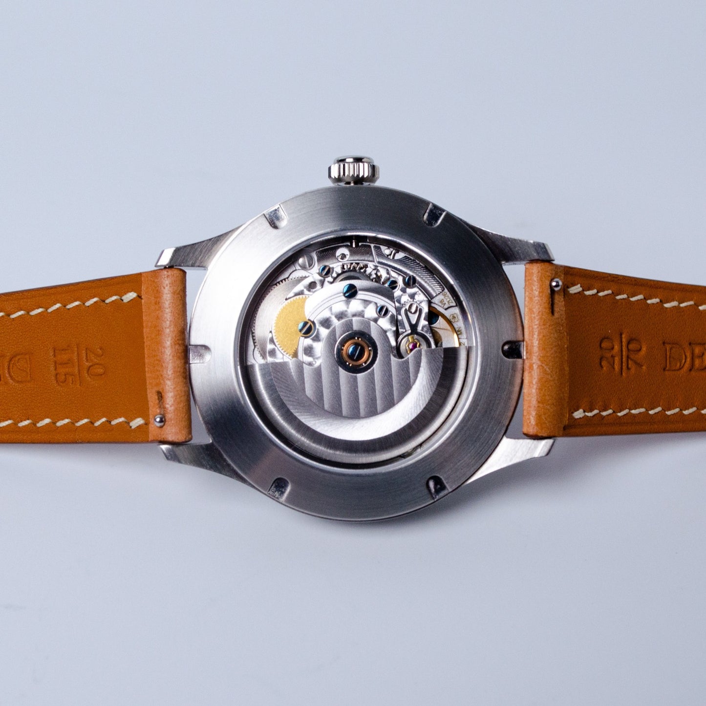 Artur Akmaev Carbon Blue Hand Engraved 39mm Wristwatch