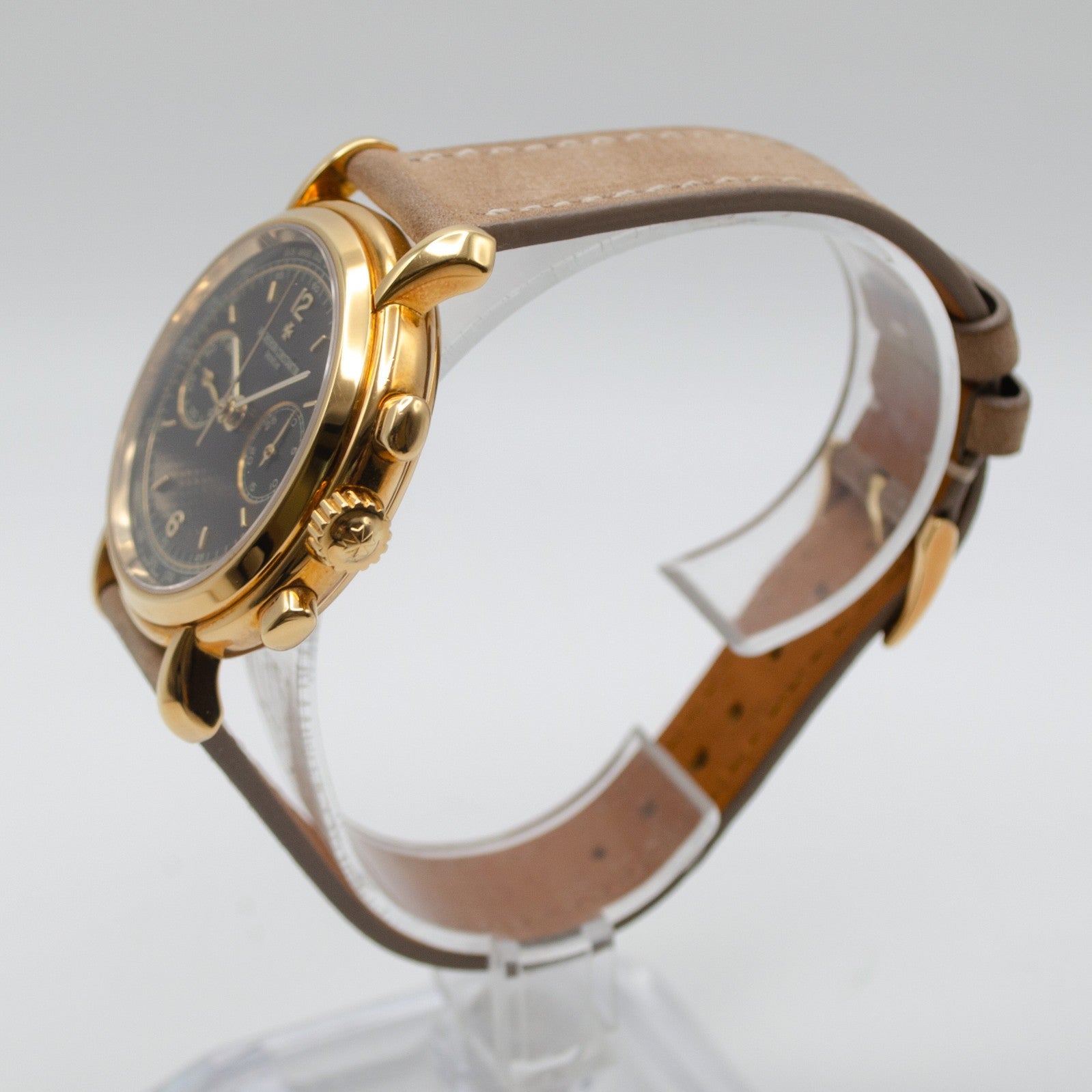 Vacheron Constantin Les Historiques Chronograph 47101/4 Black Dial Box & Papers