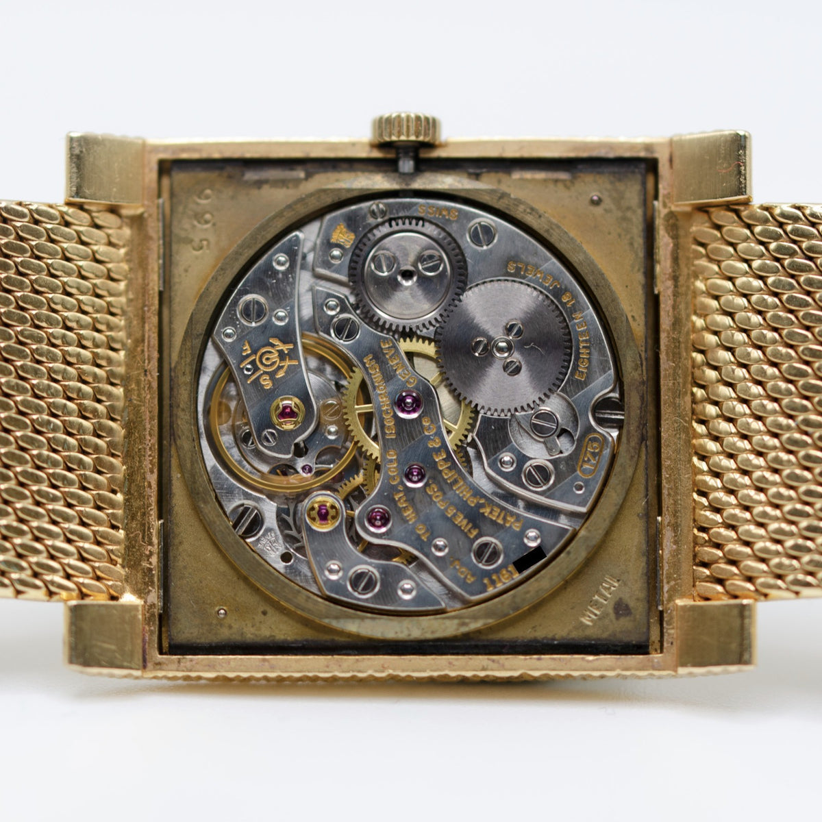 Patek Philippe Ref. 3553/1 18K Yellow Gold Bark Finish 1969 with Extract