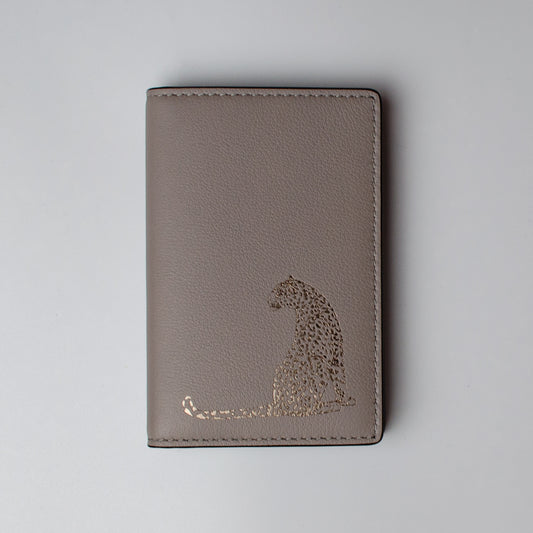 Cartier Grey Panther Print Wallet