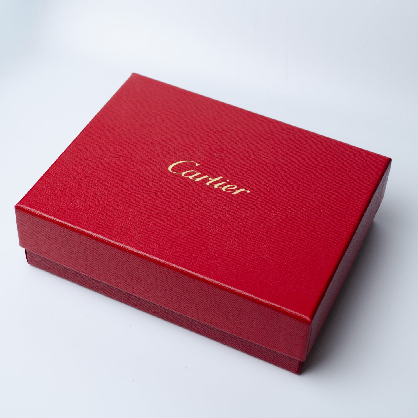 Cartier Red Goatskin Passport & Card Holder
