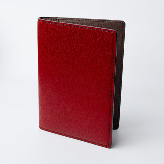 Cartier Red Goatskin Passport & Card Holder
