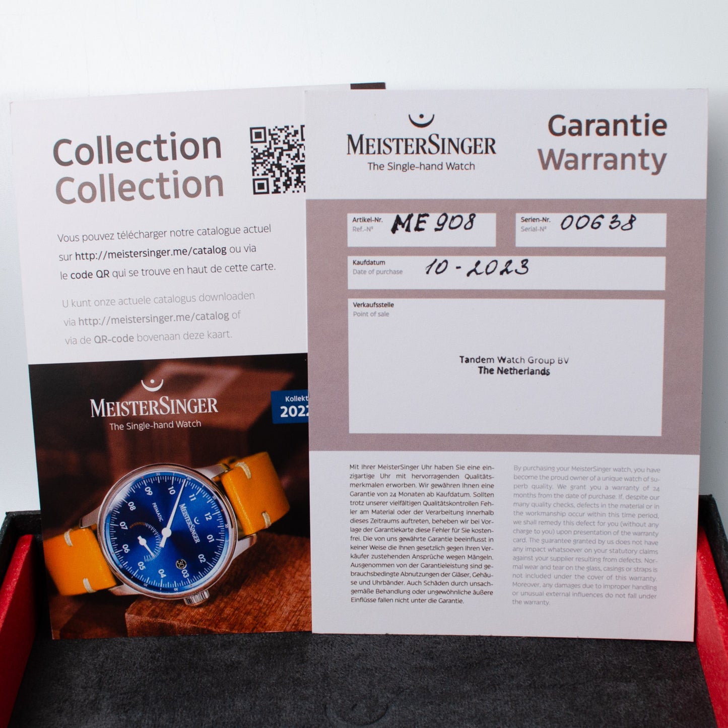 MeisterSinger Metris Blue