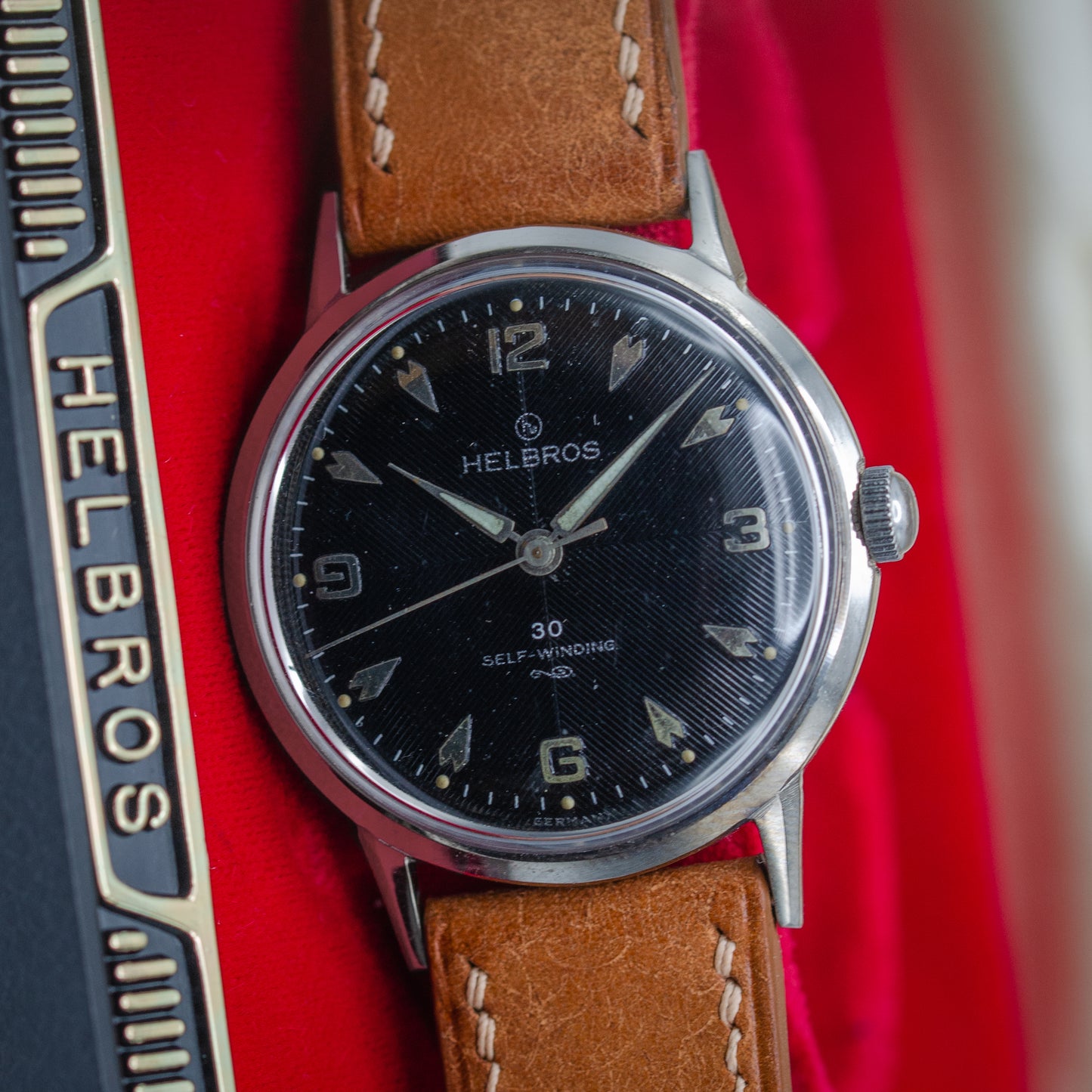 1960s Helbros Gent's 30 Jewel Automatic With Extras