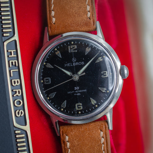 1960s Helbros Gent's 30 Jewel Automatic With Extras