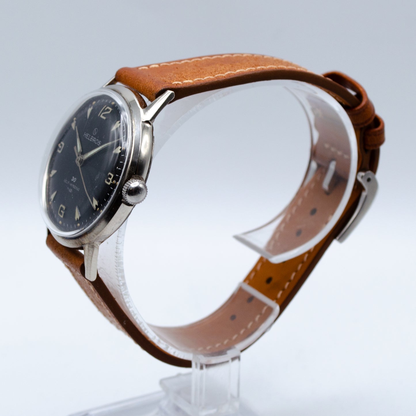 1960s Helbros Gent's 30 Jewel Automatic With Extras