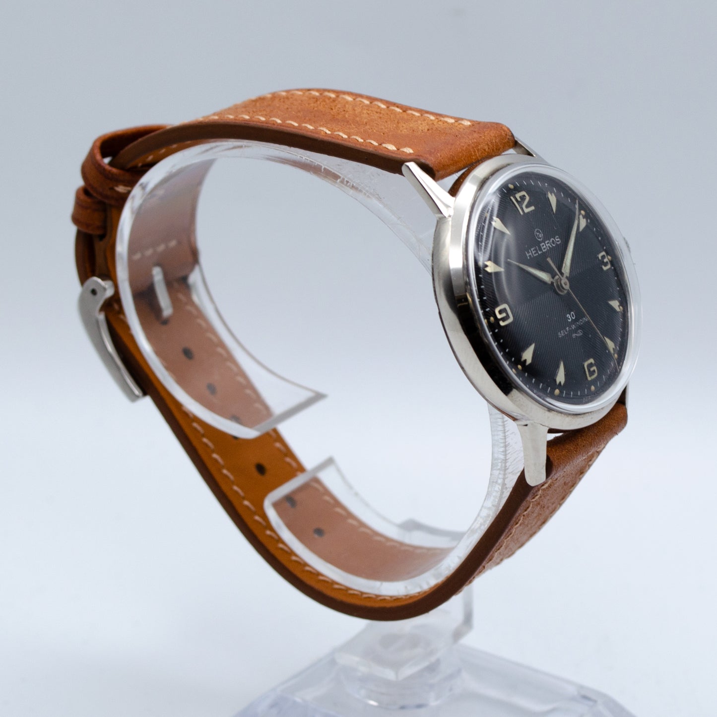 1960s Helbros Gent's 30 Jewel Automatic With Extras