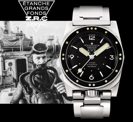 Vintage ZRC Grands Fonds French Navy diving history
